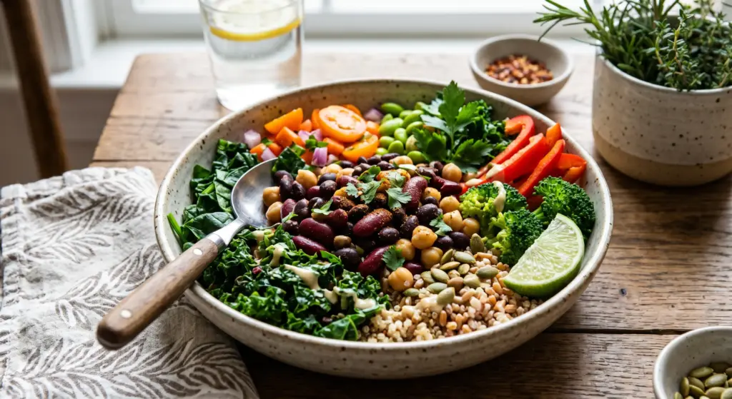 calorie deficit diet plan with fiber-rich ingredients